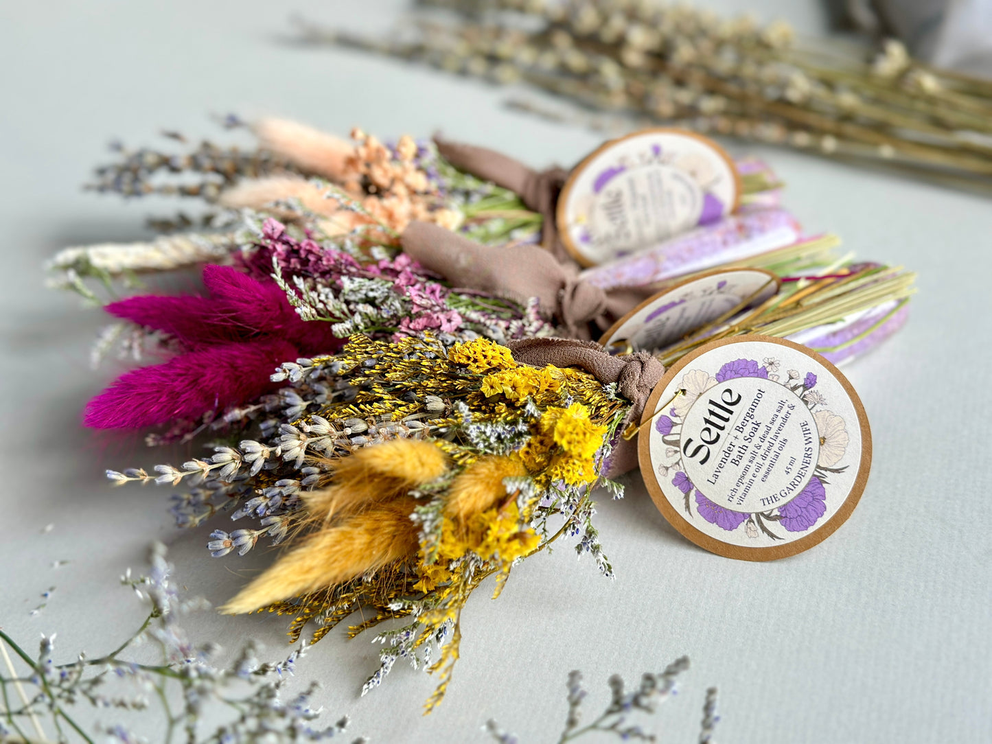 Lavender Bath Soak with Florals
