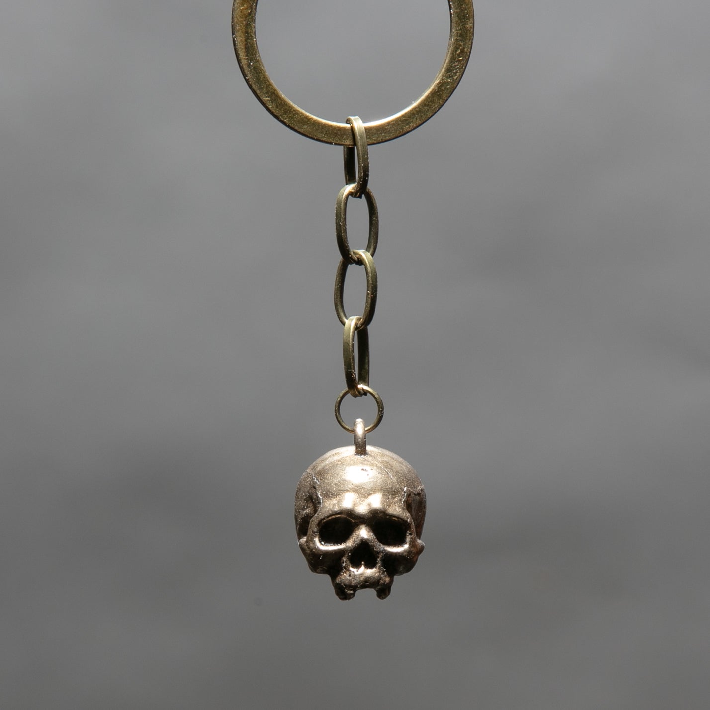 Bronze Skull Keychain – Blue Genie Art Bazaar
