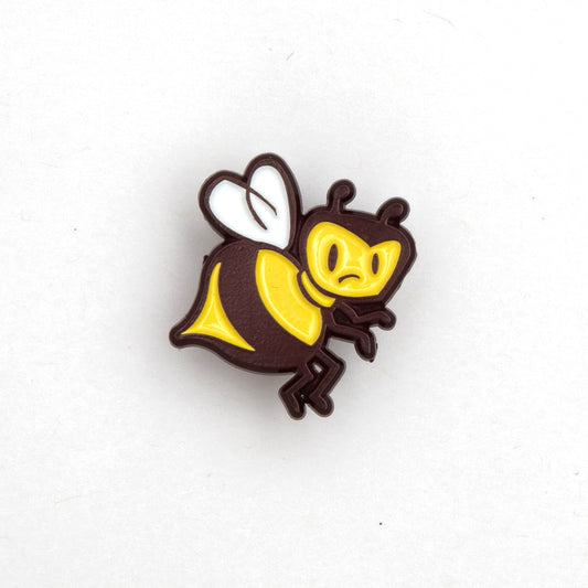 Grumpy Bee Enamel Pin