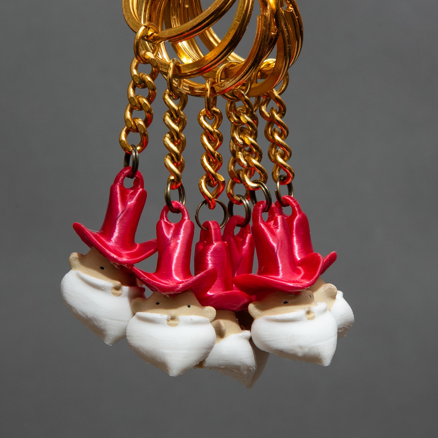 BGAB Cowboy Santa Keychain