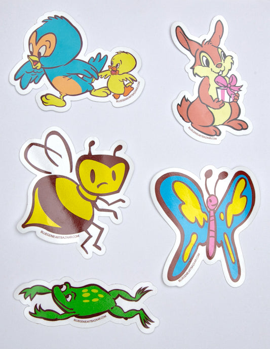 BGAB Spring Character Stickers
