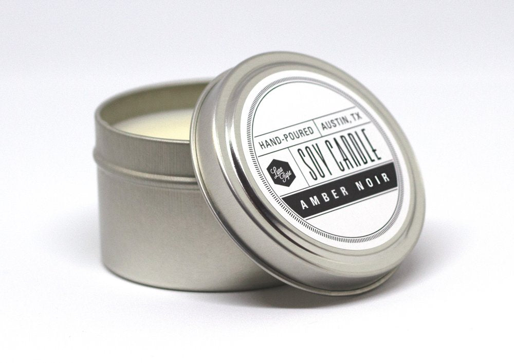 Amber Noir Soy Wax Candle
