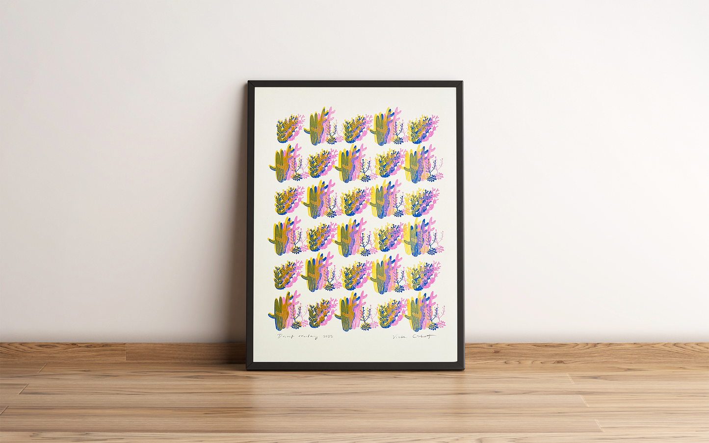 Desert Repeat Art Print