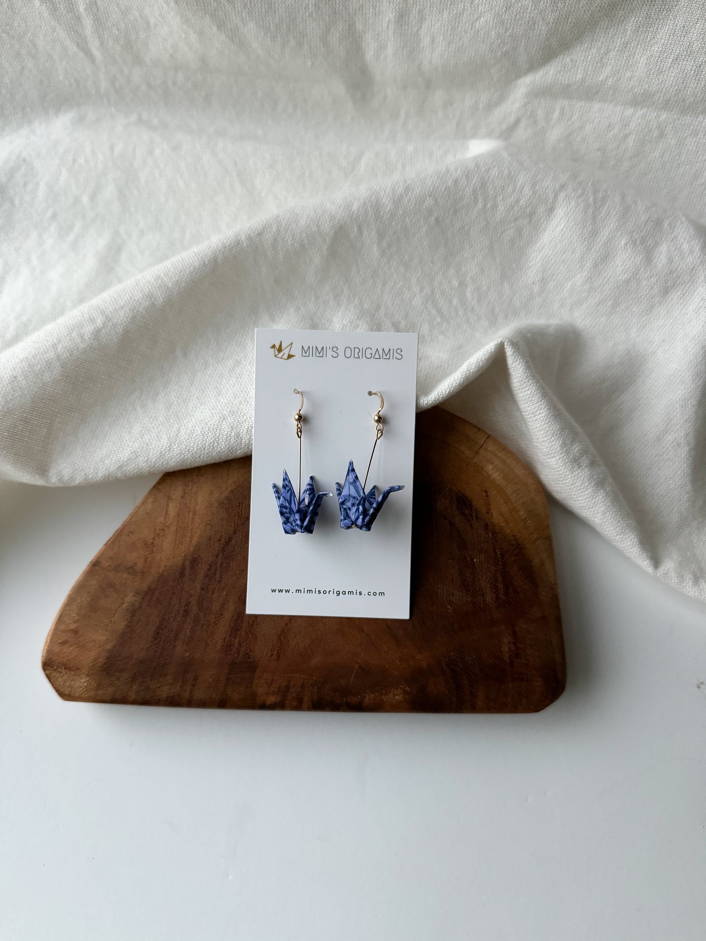 Origami Crane Earrings