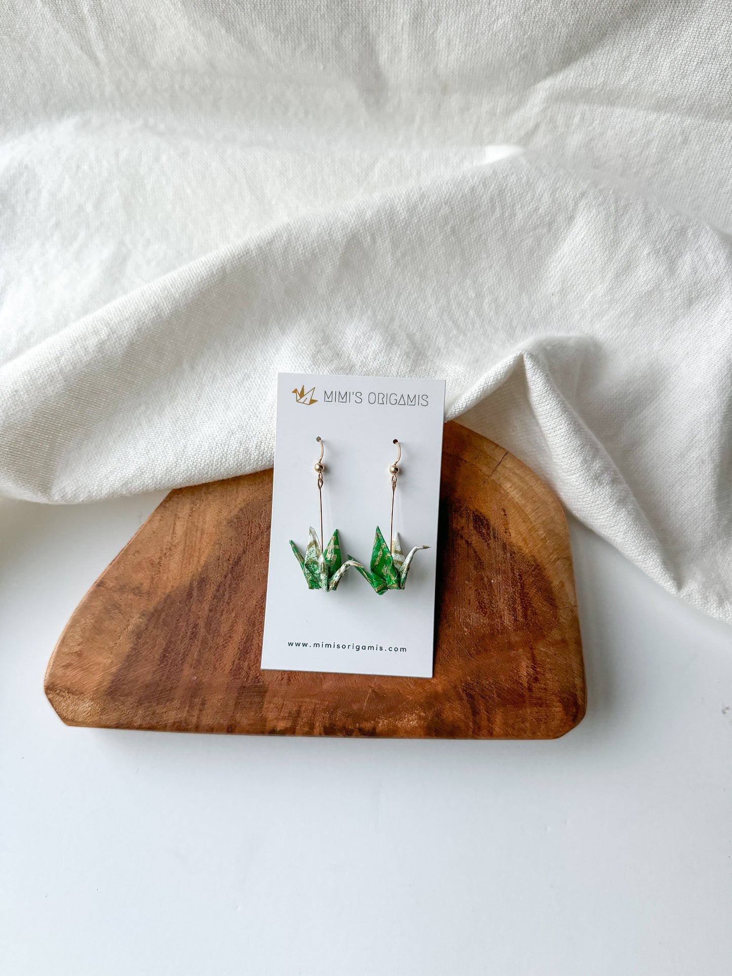 Origami Crane Earrings