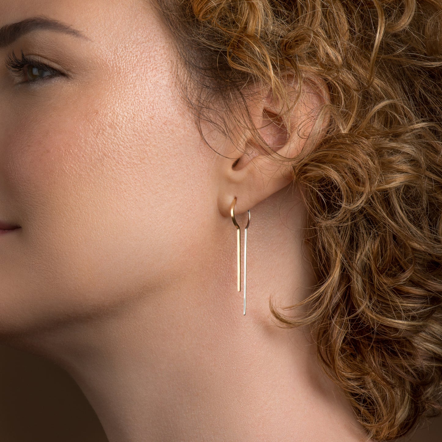 Hollowbody Pullthrough Earrings