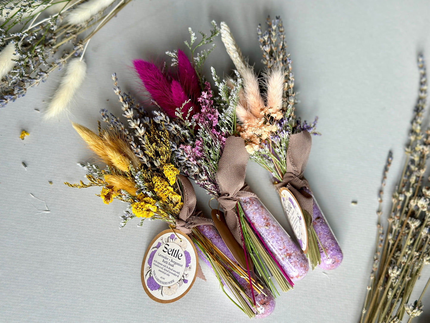 Lavender Bath Soak with Florals