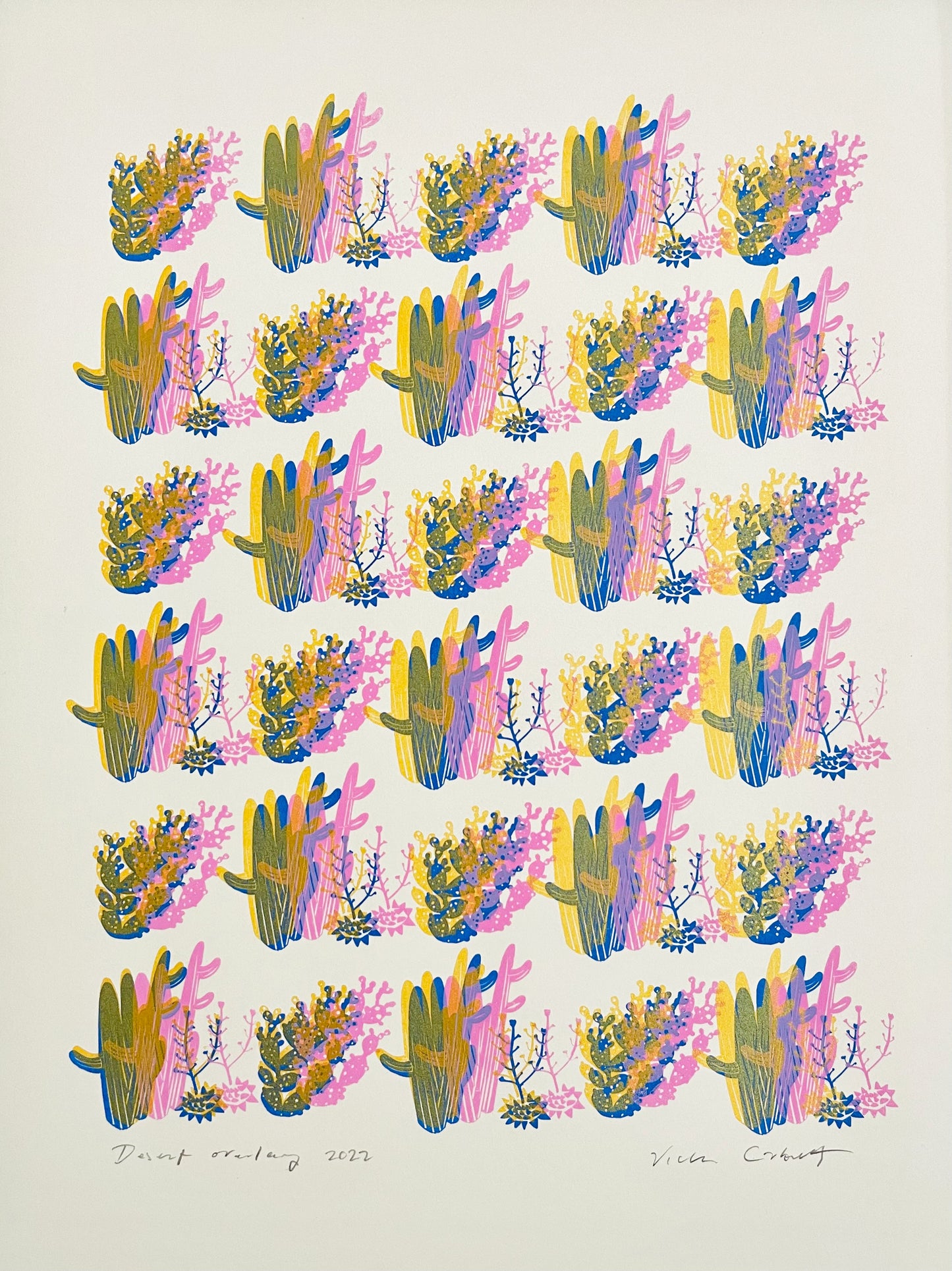 Desert Repeat Art Print