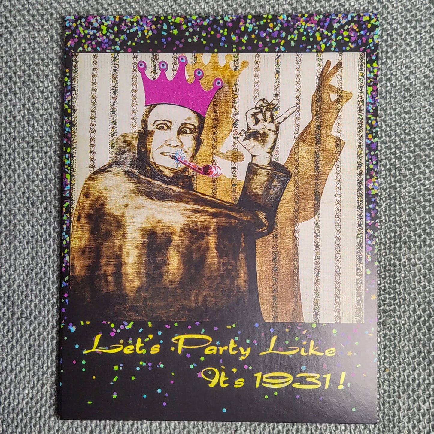 Classic Movie Monster Greeting Card