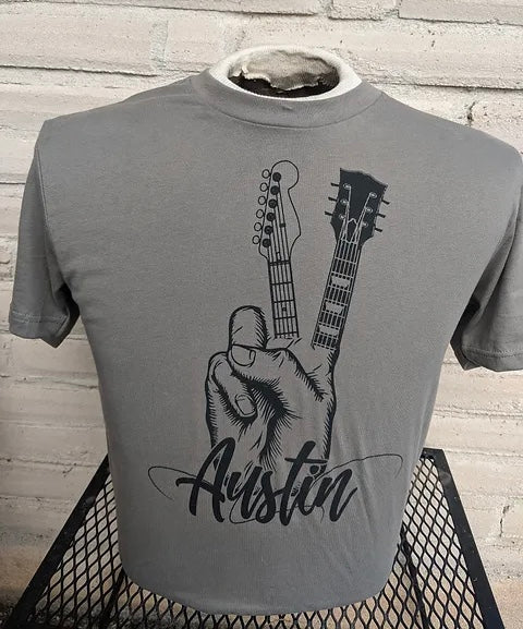 Austin Peace Guitar T-Shirt