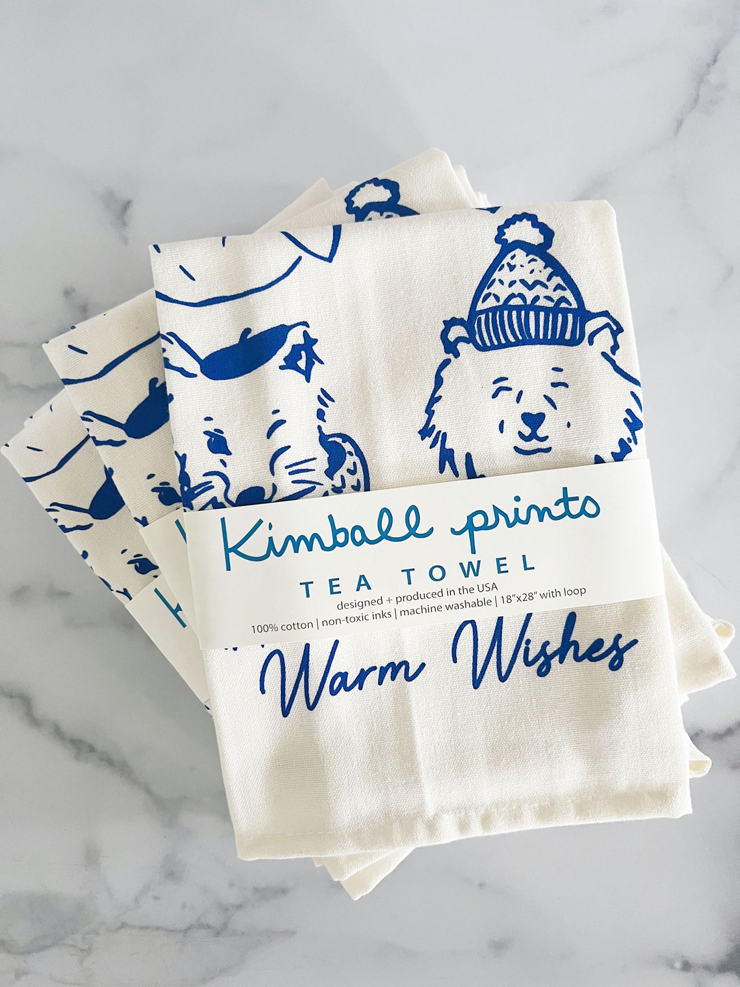 Warm Wishes Tea Towel