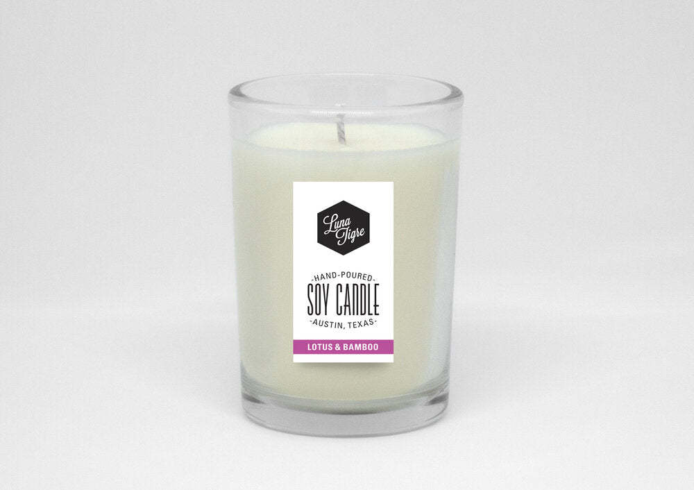 Lotus Bamboo Soy Wax Candle