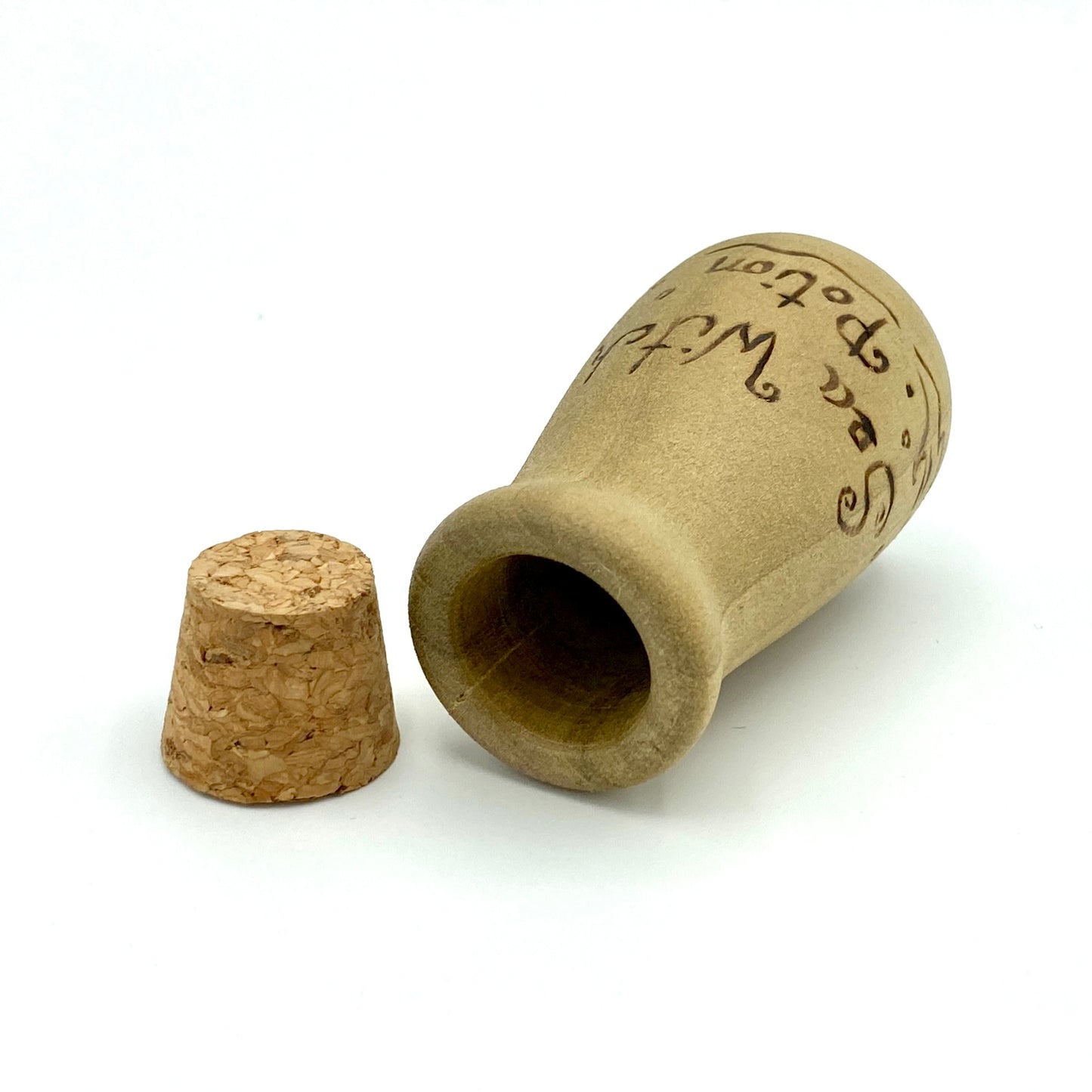 Sea Witch Wooden Potion Bottle