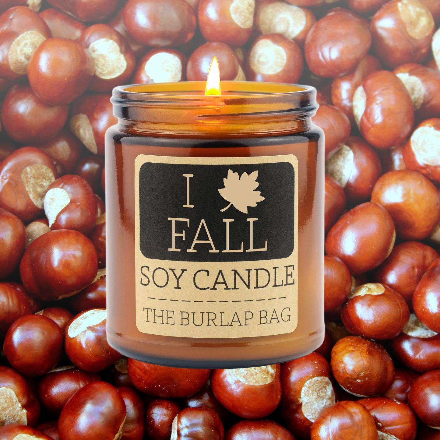 I Love Fall Candle