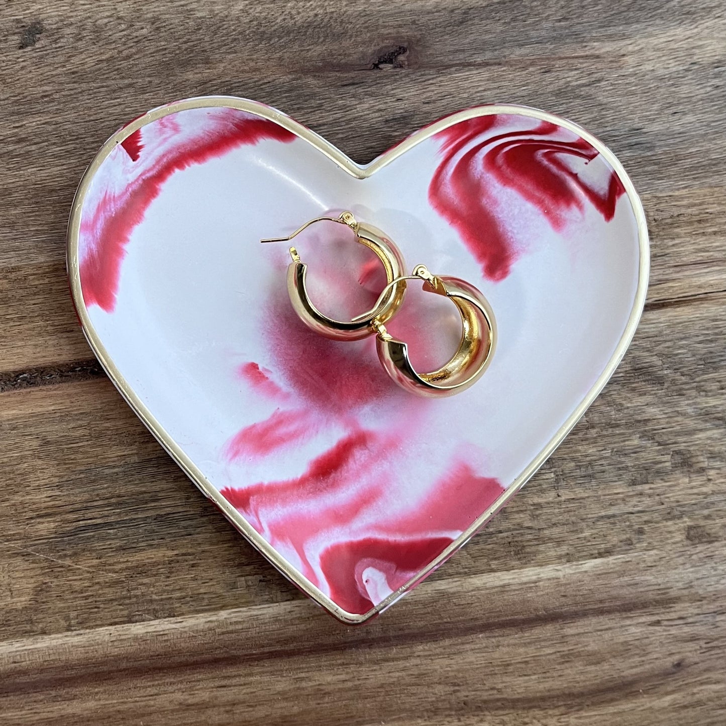 Large Heart Shaped Trinket Dish