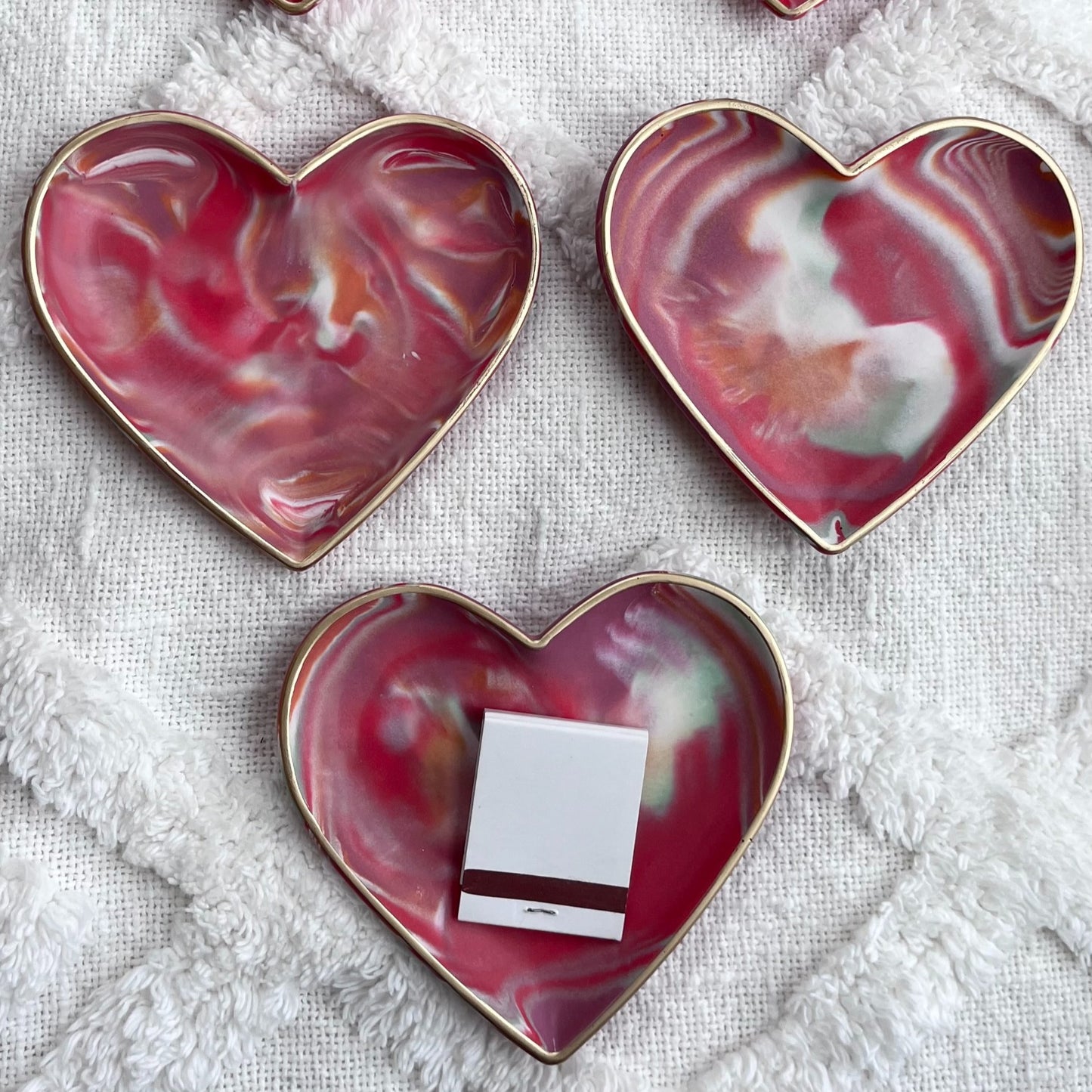 Large Heart Shaped Trinket Dish
