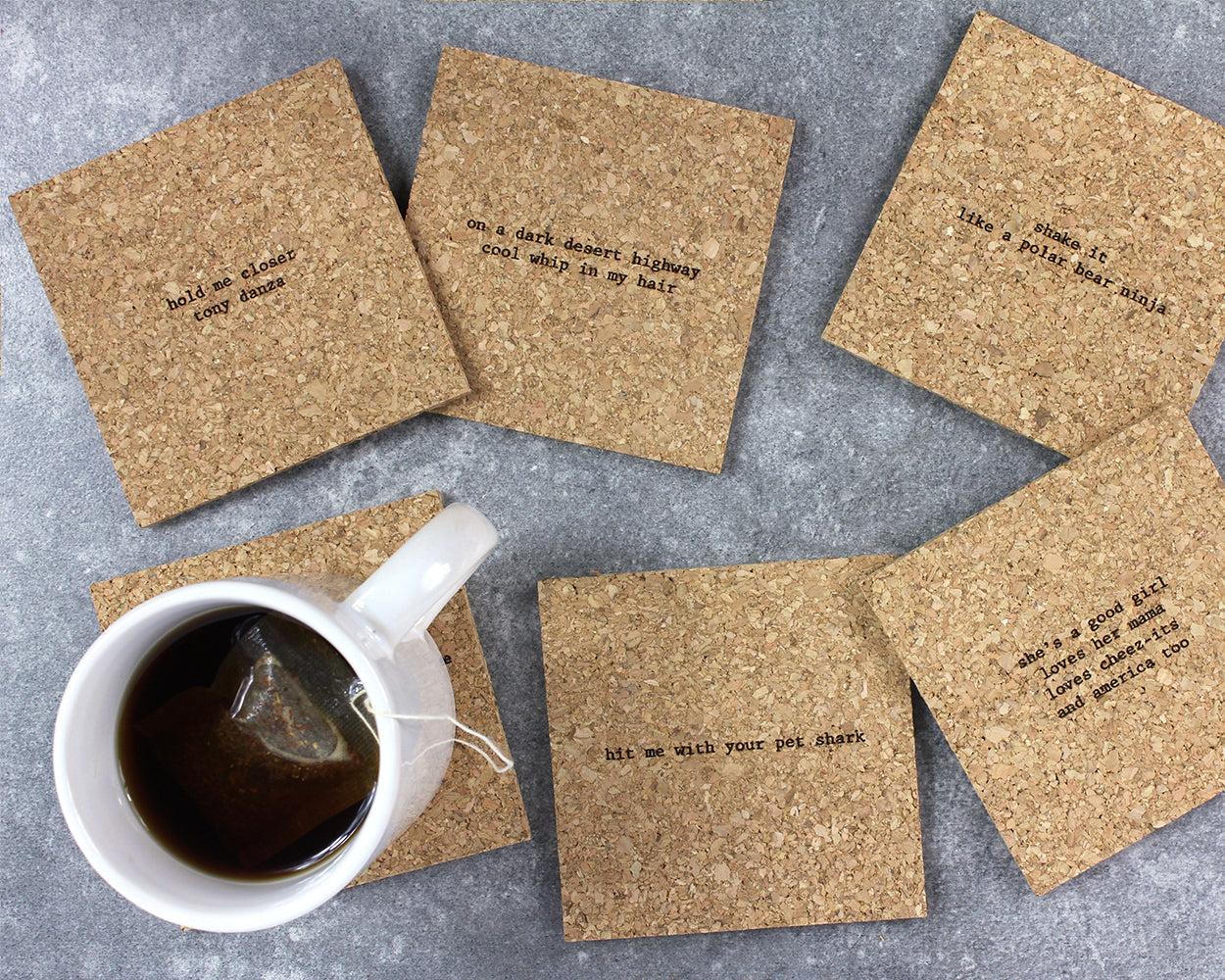 Mistaken Lyrics Coasters - Greatest Hits