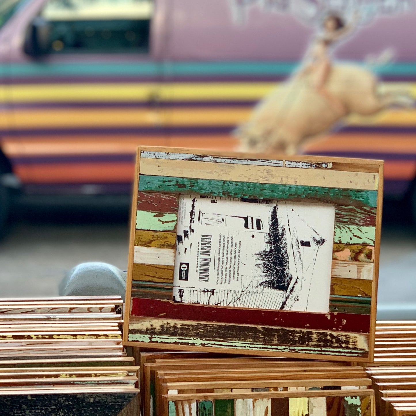 Salvaged Wood Frame 5"x7"