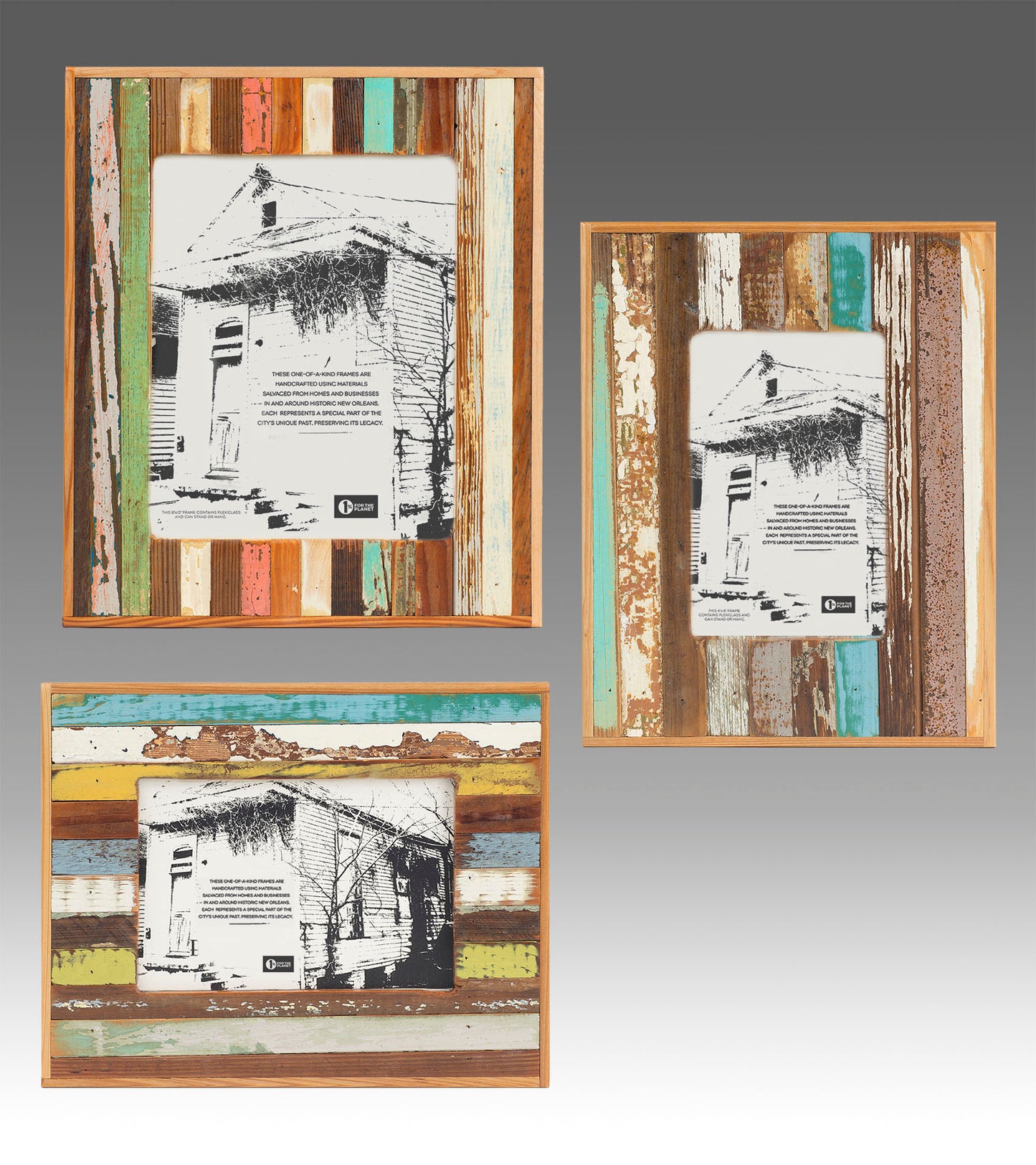 Salvaged Wood Frame 5"x7"