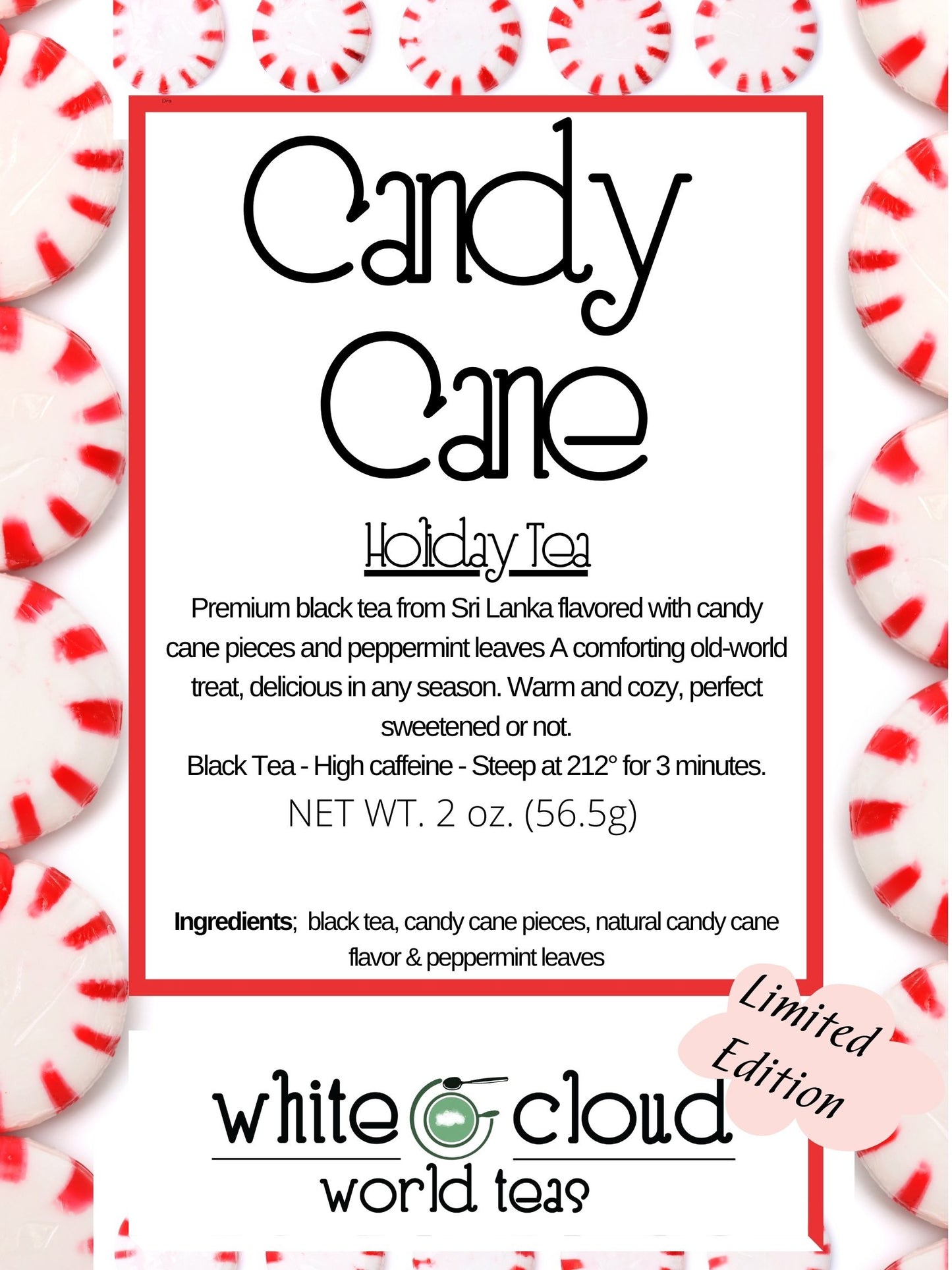 Candy Cane Loose Leaf Black Tea