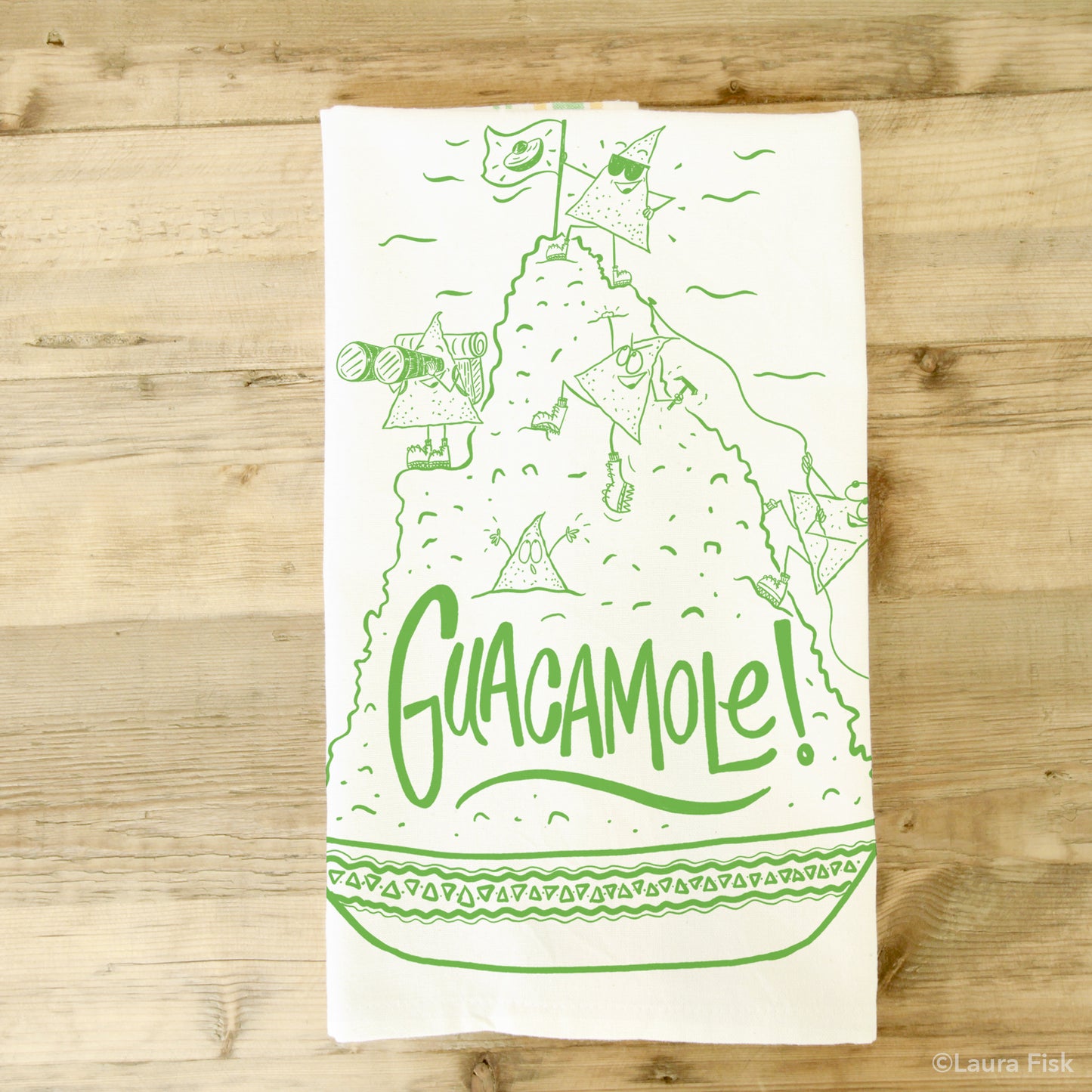 Guacamole Funny Food Tea Towels