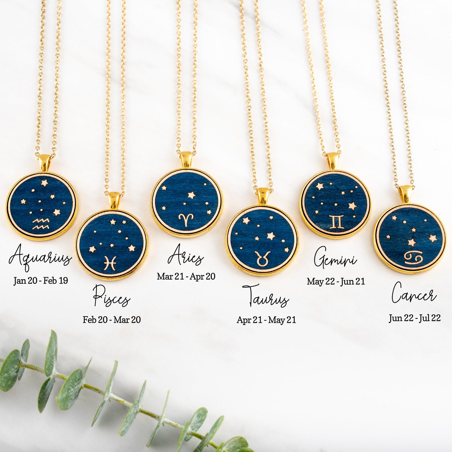 Zodiac Constellation Necklace