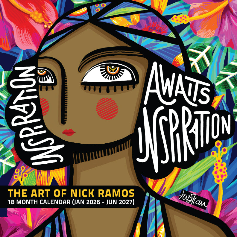 Nick Ramas The Art of Nick Ramos 18 month Calendar – Blue Genie Art Bazaar