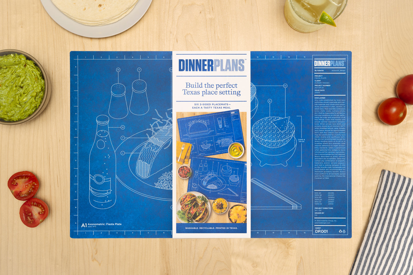 Dinner Plans placemats