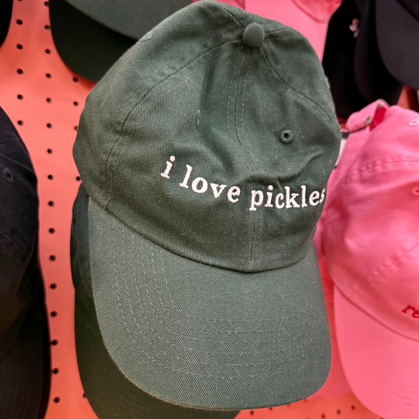 I Love Pickles Ball Cap