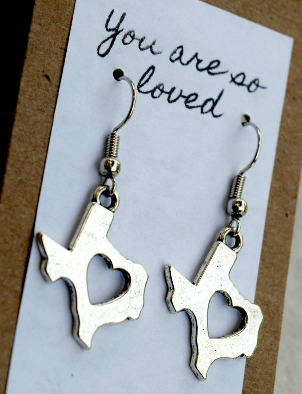 For the Love of Texas Earrings