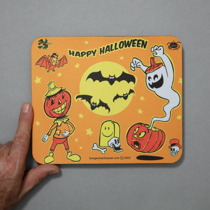 Retro Halloween Mouse Pad