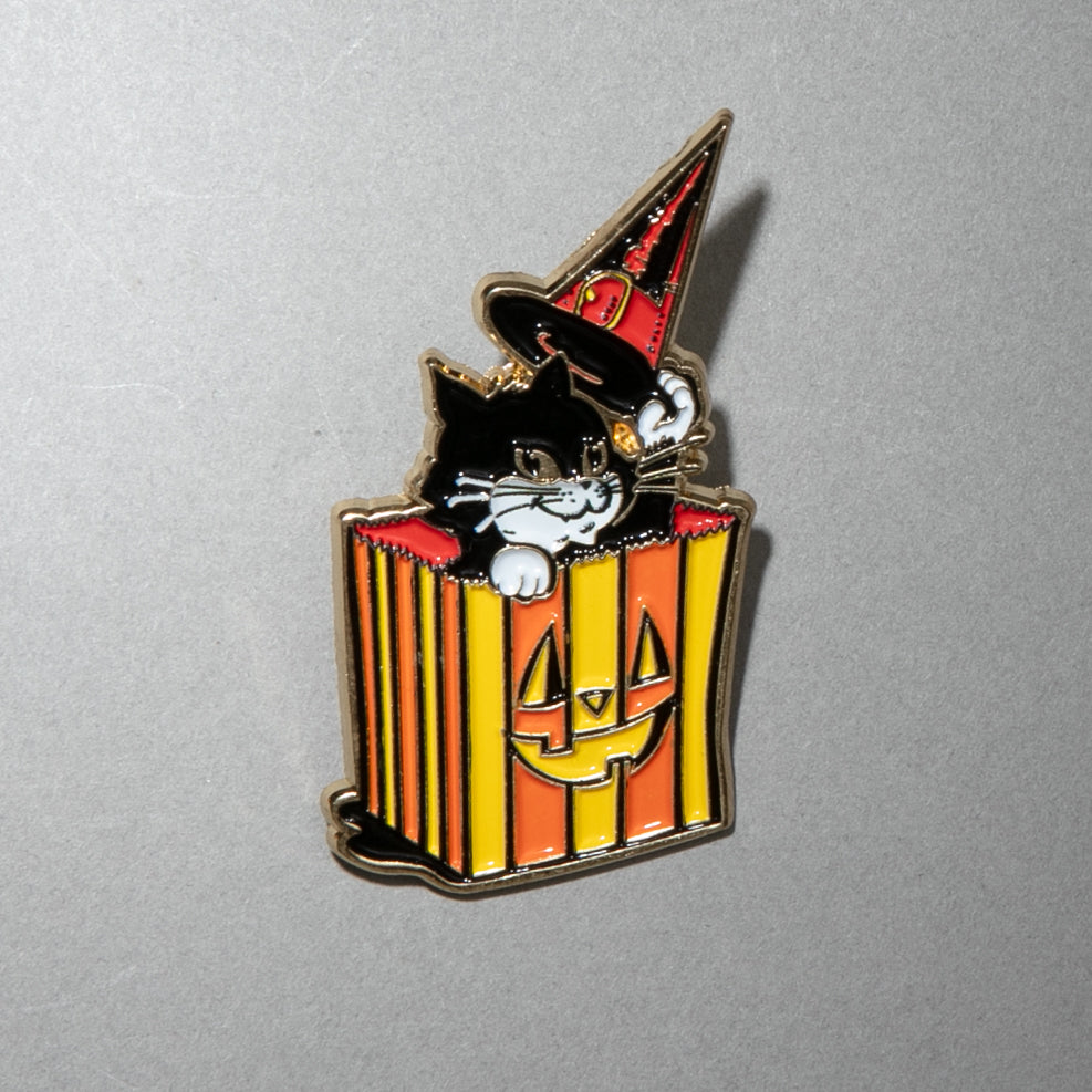 Halloween Cat Enamel Pin