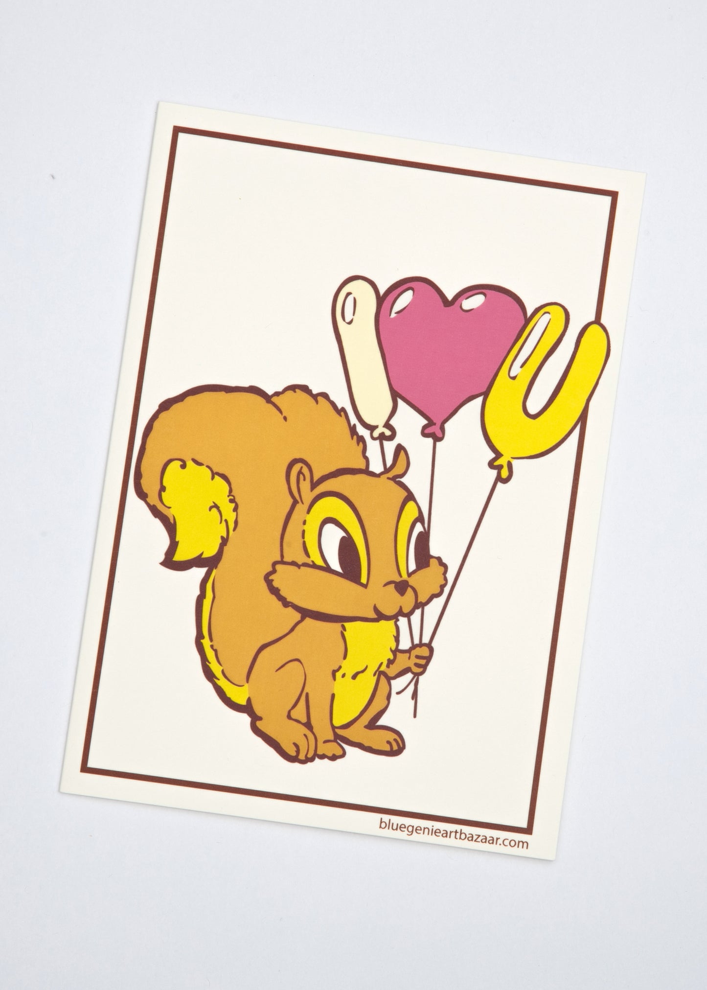 Love Squirrel Greeting Card