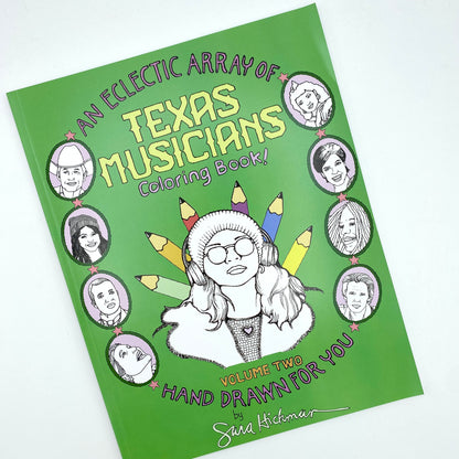 Texas Musicians Coloring Book