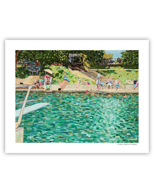 Barton Springs Print