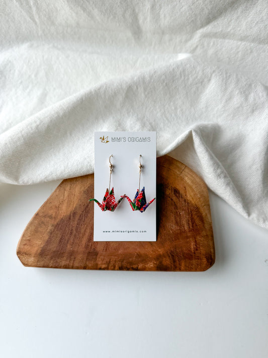 Origami Crane Earrings