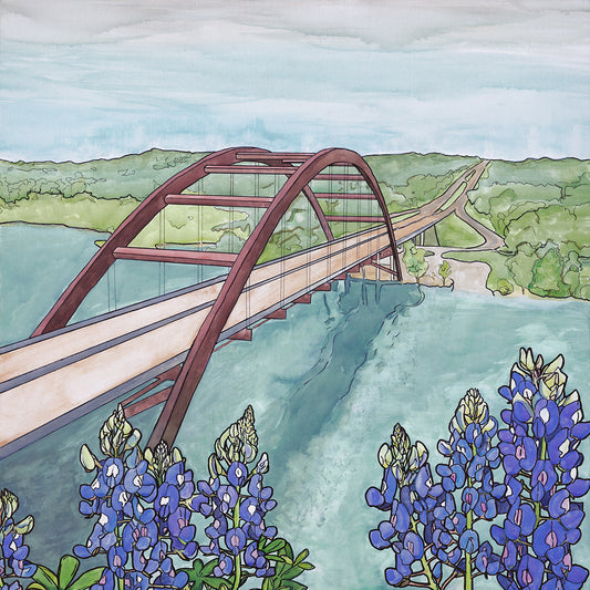 Austin Pennybacker Bridge Print