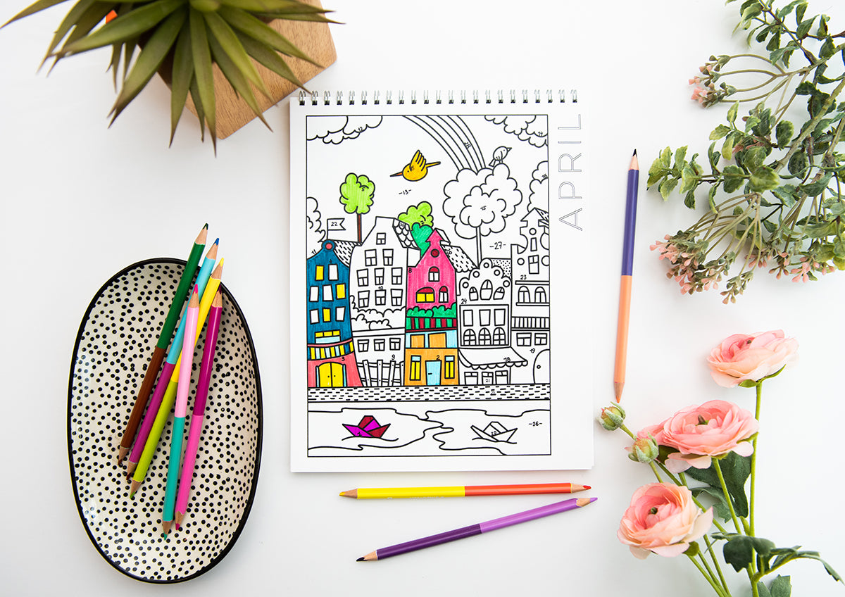 Color-Your-Own Calendar