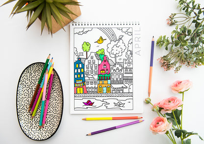 Color-Your-Own Calendar