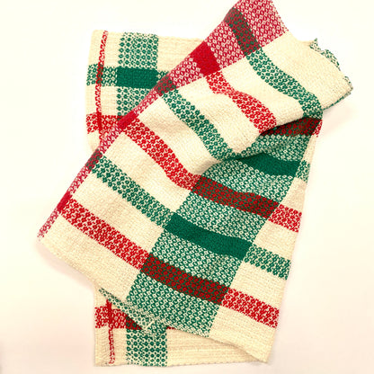 Handwoven Red & Green Hand Towel