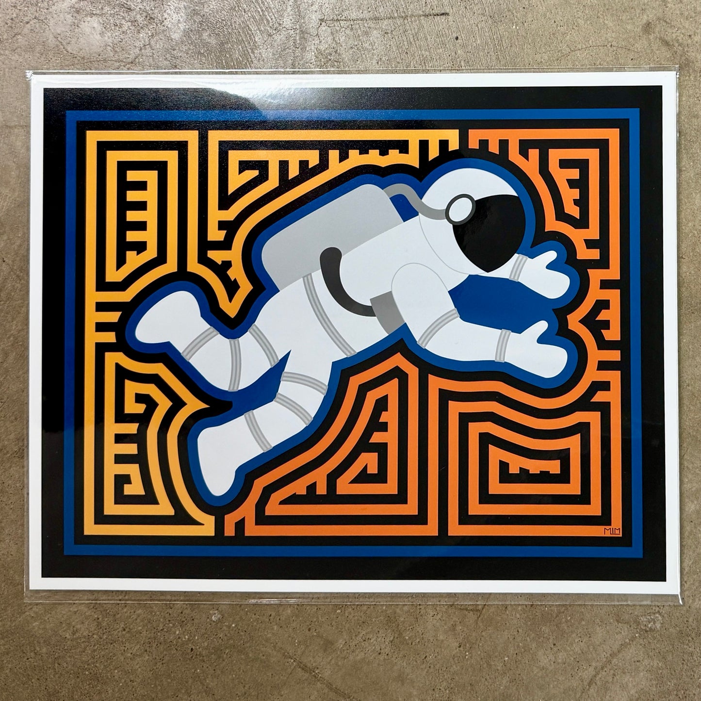 Astronaut Mola Print