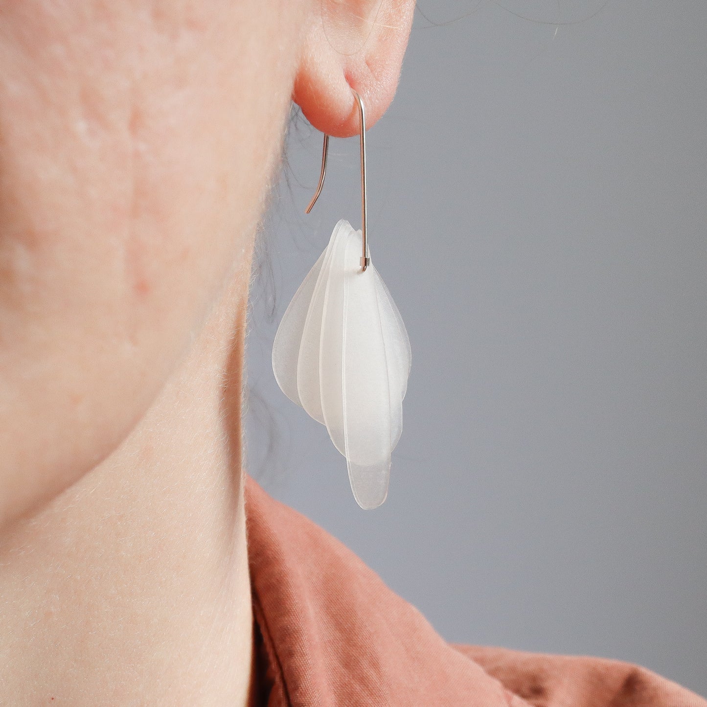 Recycled Plastic Lacewing Inspired Earrings