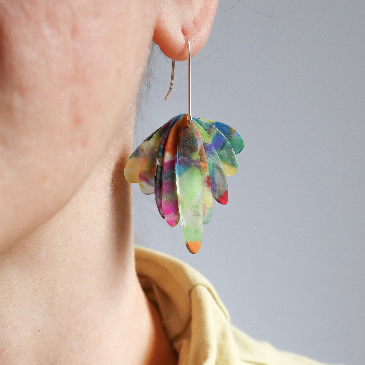 Recycled Plastic Dragonfly Earrings
