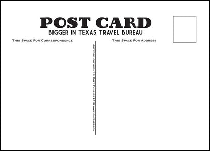 Texas Travel Postcard Set