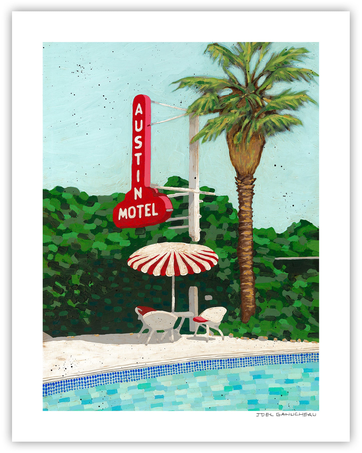 Austin Motel Print