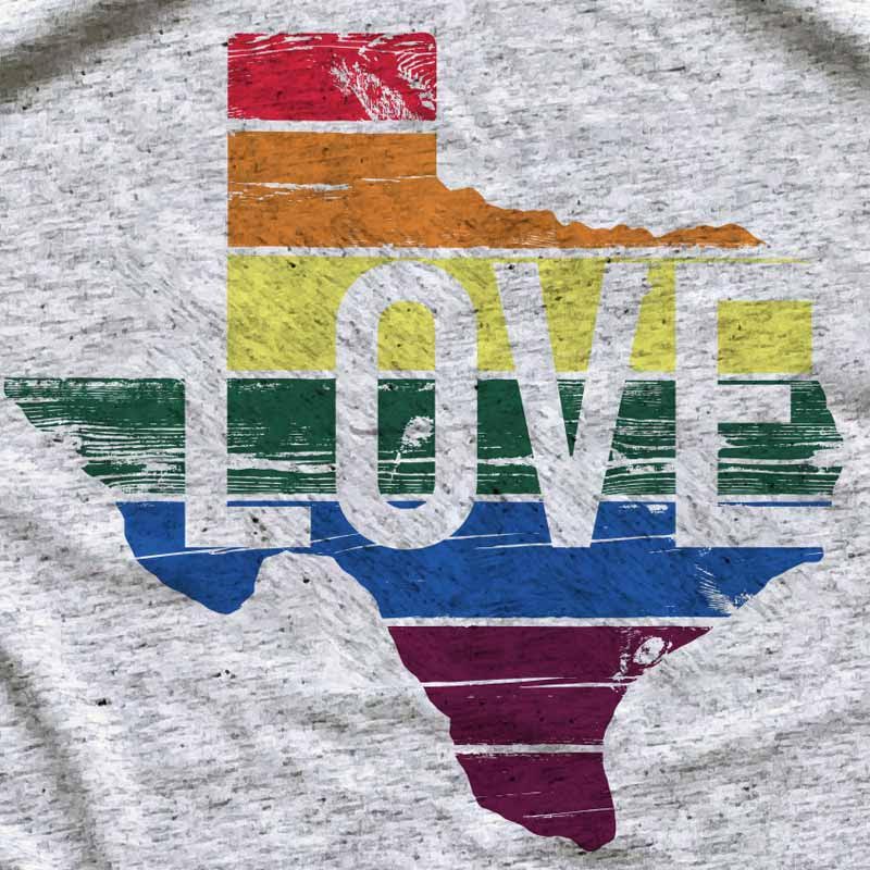 Texas Love Rainbow T-Shirt