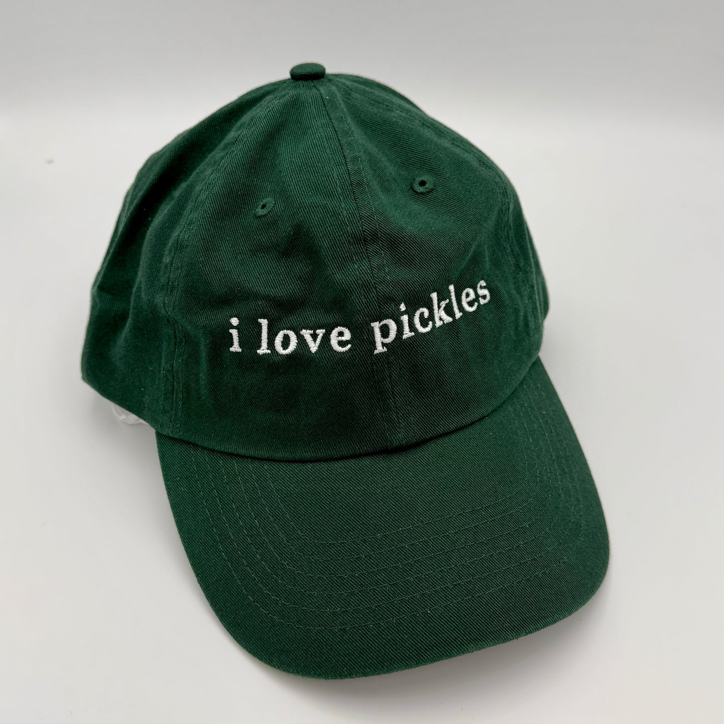 I Love Pickles Ball Cap