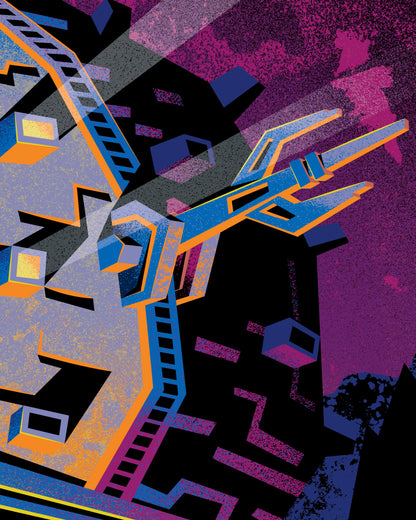 Techno Terror From Below Print