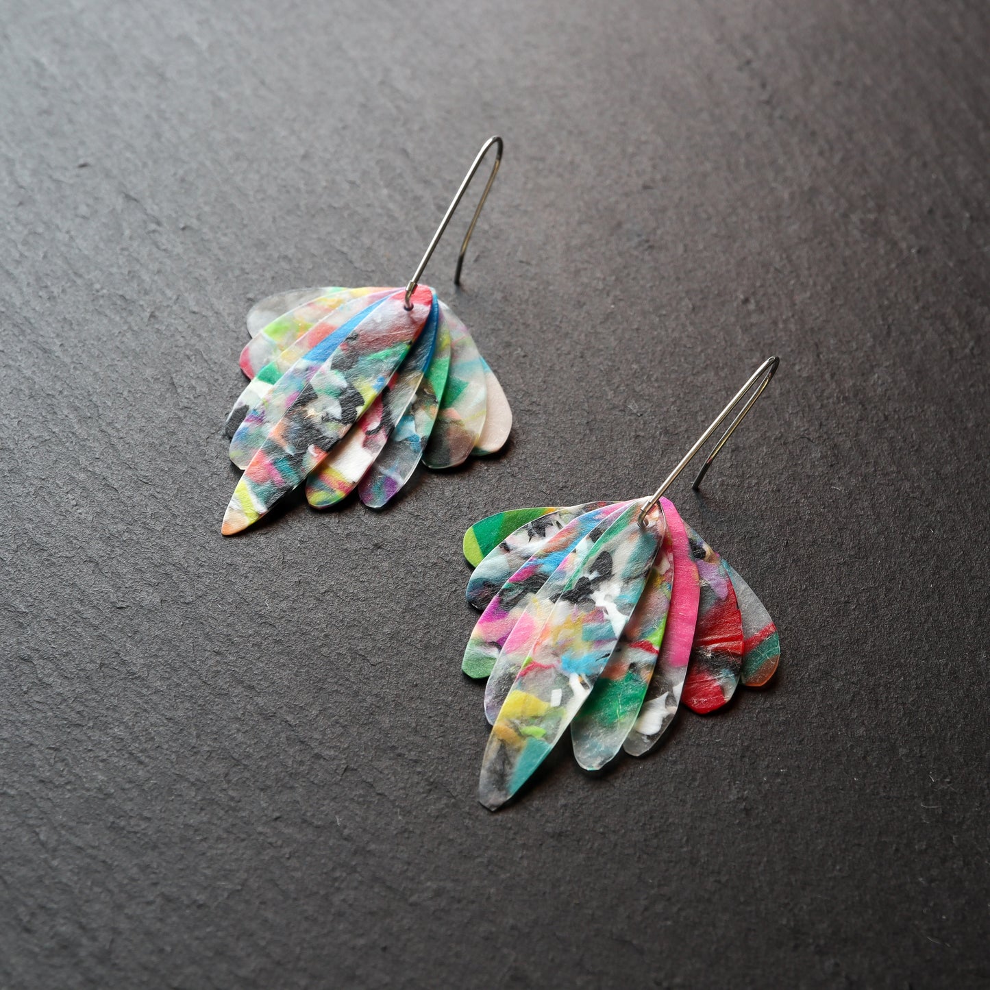 Recycled Plastic Dragonfly Earrings