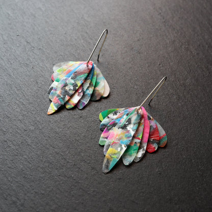 Recycled Plastic Dragonfly Earrings